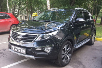 KIA Sportage Черный металлик