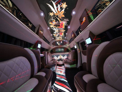 Hummer Mega красный перламутровый, белый