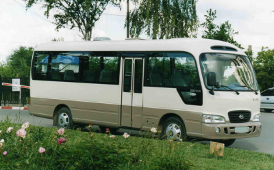 Hyundai County Синий, бежевый
