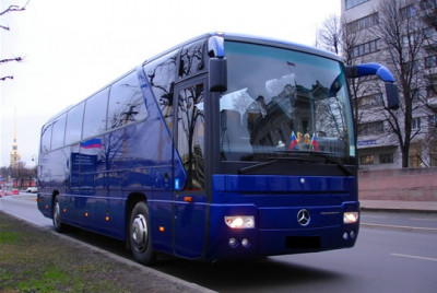 Mercedes 0350 Серебро, белый, синий